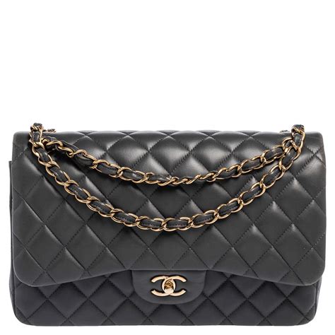 small grey chanel bag|classic double flap chanel bag.